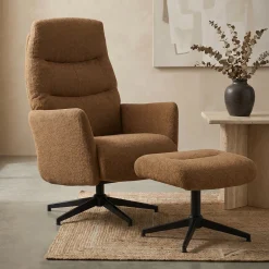 Verstelbare fauteuil met voetenbank - Bodio Camden