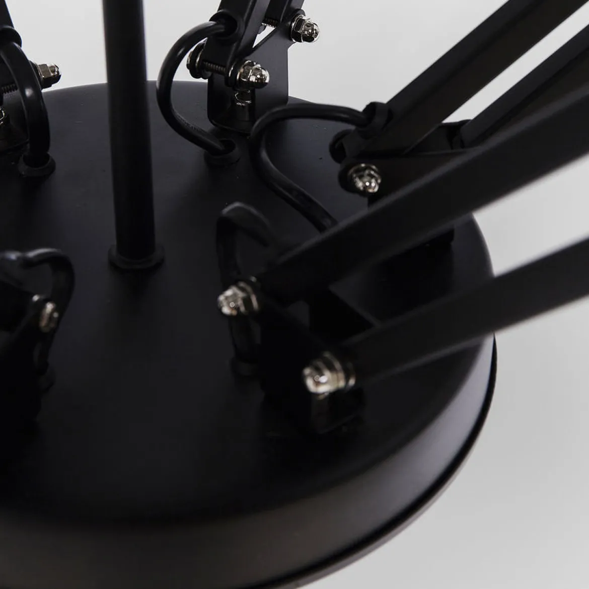 Verstelbare hanglamp zwart - Kare Design Spider Multi