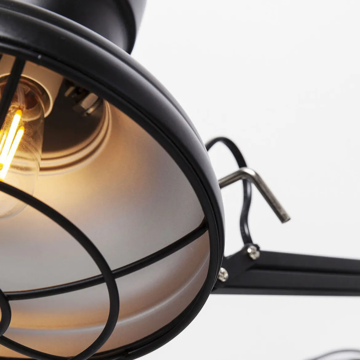 Verstelbare hanglamp zwart - Kare Design Spider Multi