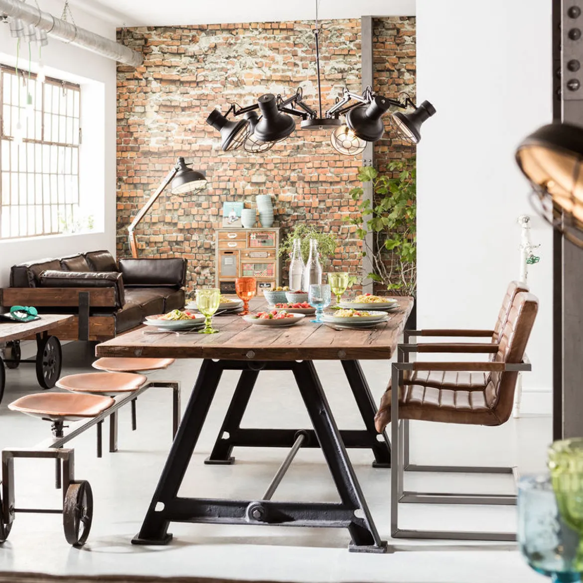 Verstelbare hanglamp zwart - Kare Design Spider Multi