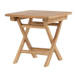Vierkante cafetafel van teak - Lavis Kenya