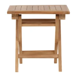 Vierkante cafetafel van teak - Lavis Kenya