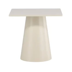 Vierkante eettafel met ronde voet - Lavis Lanzi