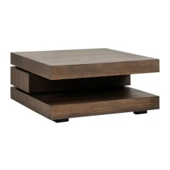 Vierkante salontafel bruin eiken - Richmond Interiors Oakura Brown
