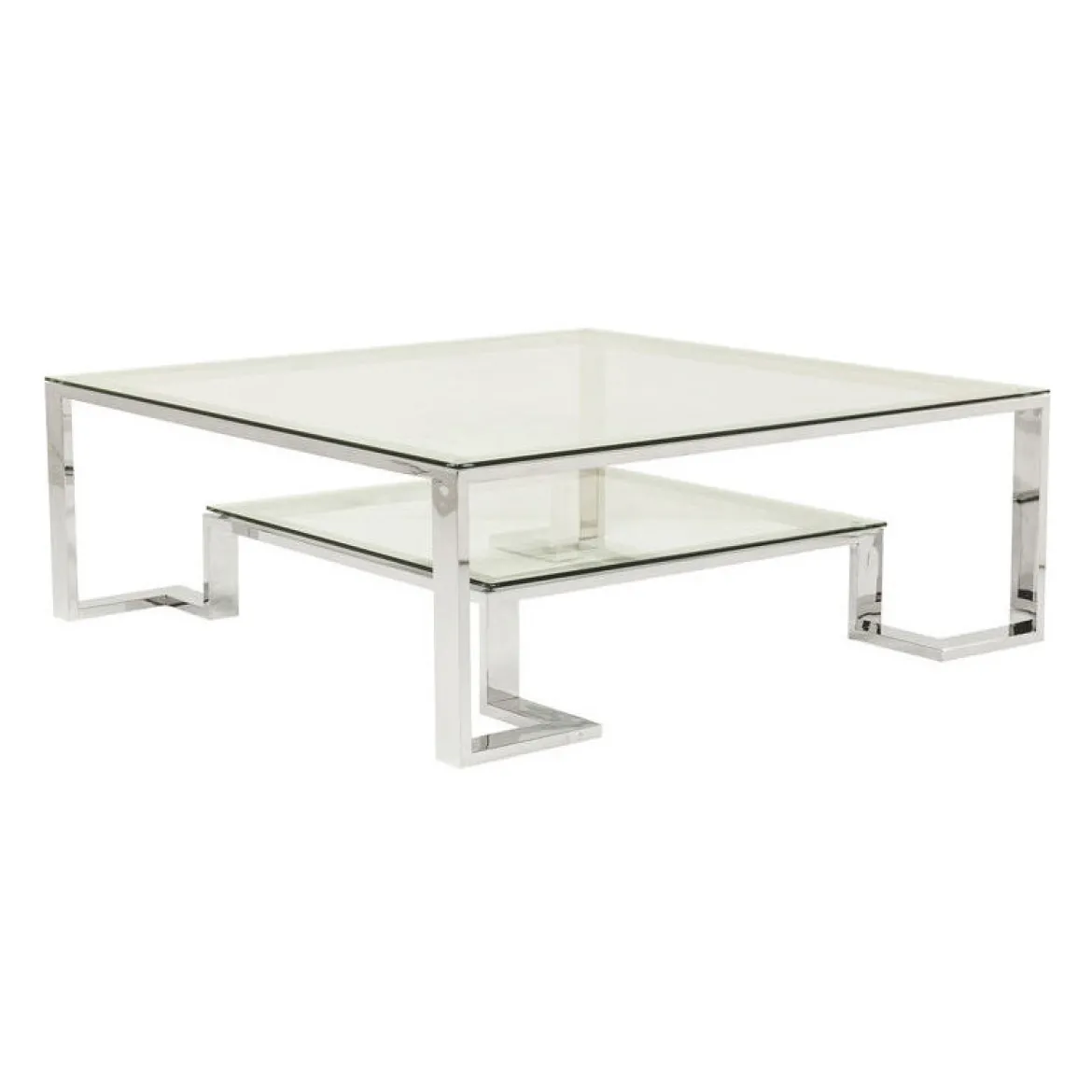 Vierkante salontafel glas - Kare Design Rush