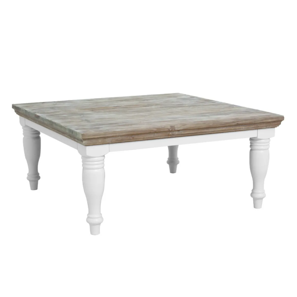 Vierkante salontafel landelijk grijs - Tower Living Fleur