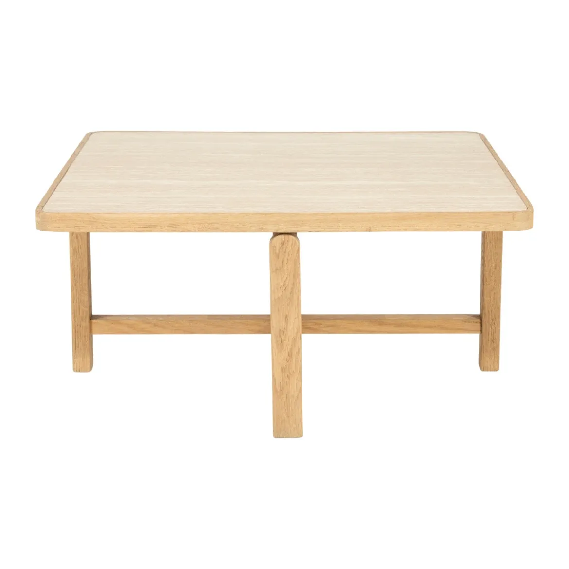 Vierkante salontafel travertin - Eleonora Vidar