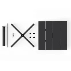 Vierkante tuintafel aluminium - Fatboy Freds Square Bistreau