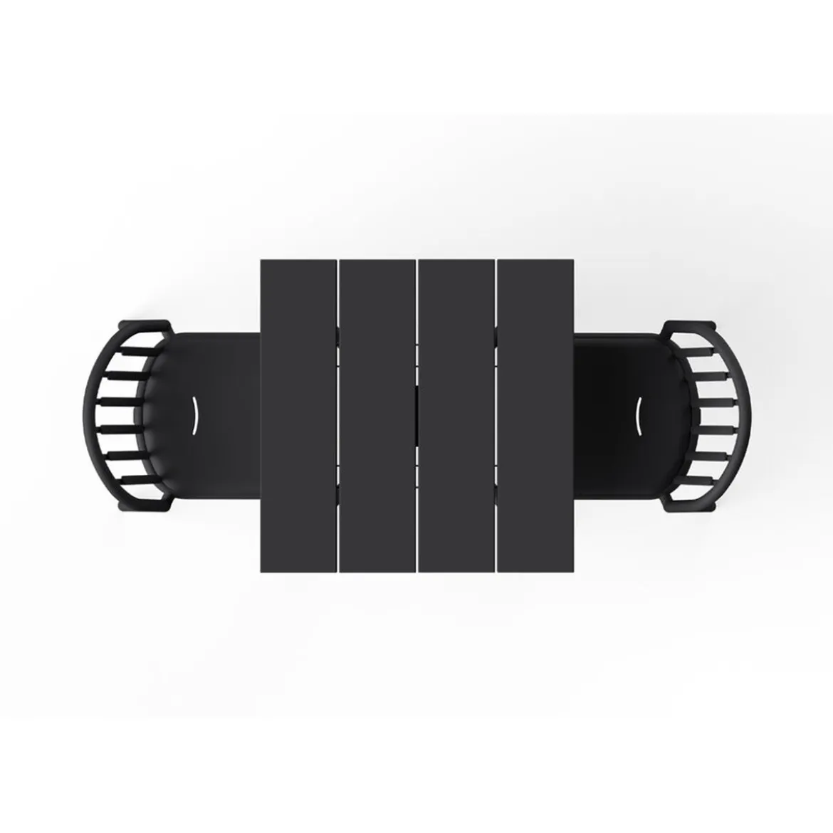Vierkante tuintafel aluminium - Fatboy Freds Square Bistreau