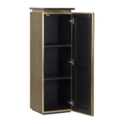 Vierkante zuil goud met ribbels - Richmond Interiors Ironville