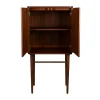 Vintage kast walnoot op hoge poten - Dutchbone Morrison