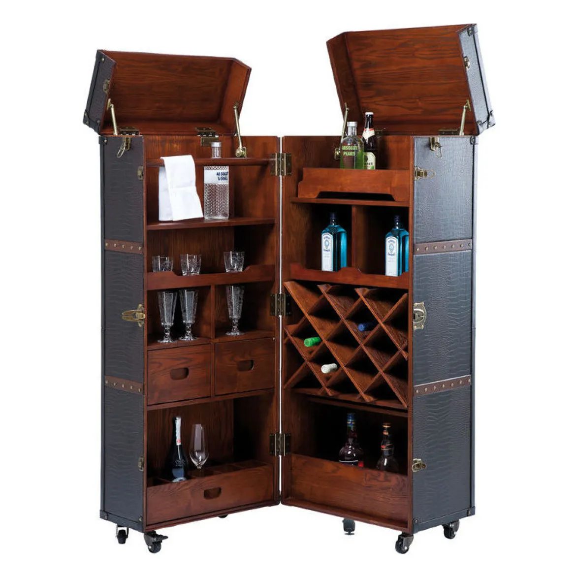 Vintage luxe wijnkast - Kare Design Colonial