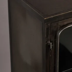 Vintage metalen kastje - Dutchbone Denza