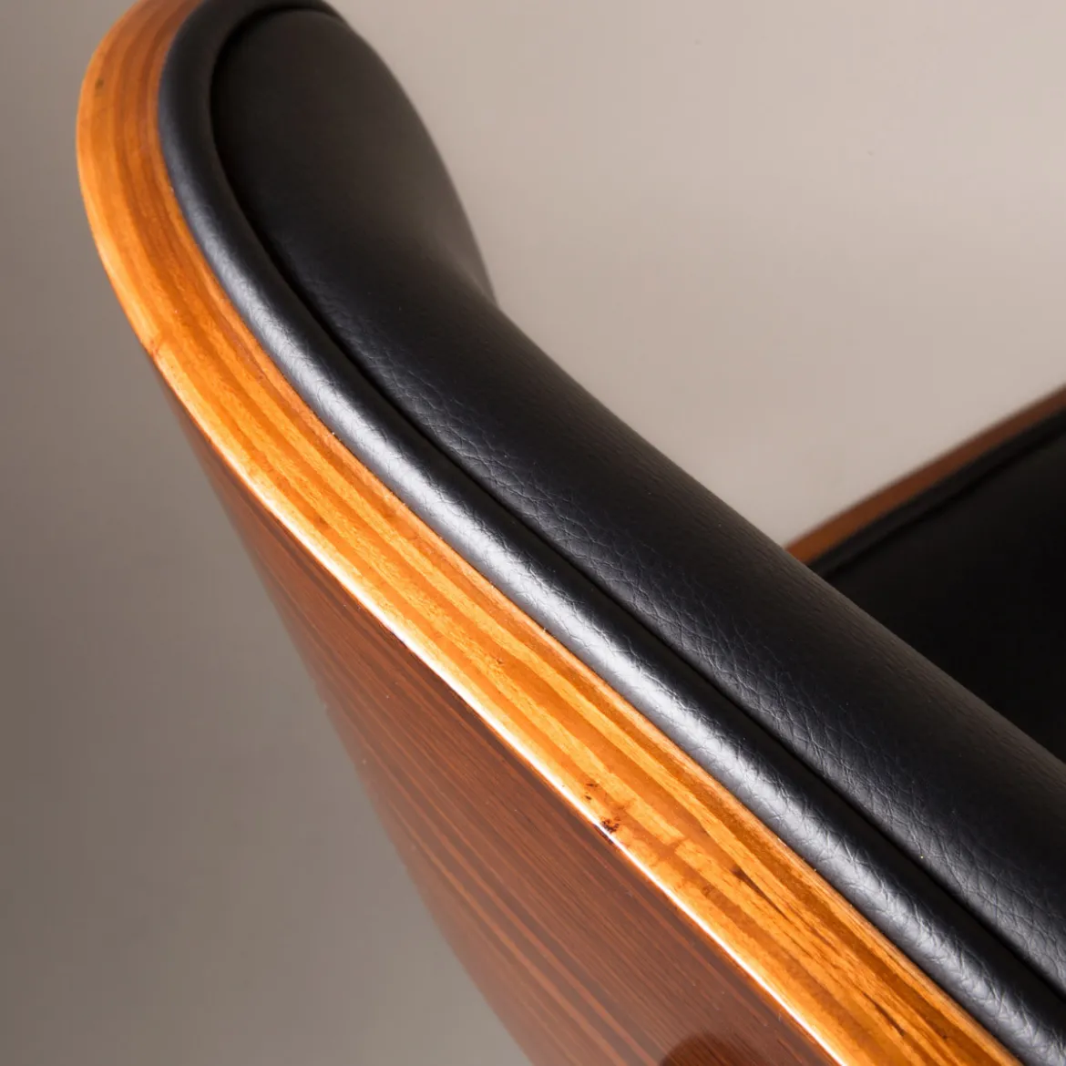 Vintage stoel leer - Dutchbone Blackwood