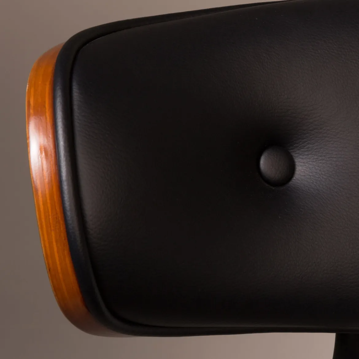 Vintage stoel leer - Dutchbone Blackwood