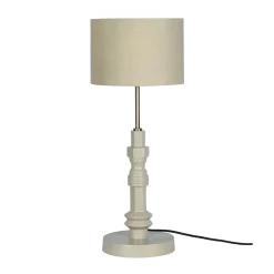 Vintage tafellamp met fluweel - Zuiver Totem