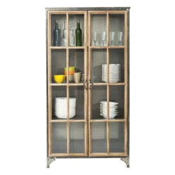 Vitrinekast industrieel staal - Kare Design Kontor