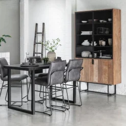 Vitrinekast van teakhout - DTP Home Odeon
