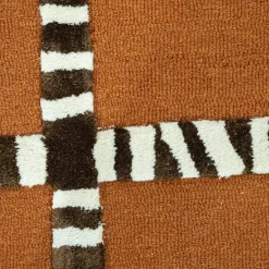 Vloerkleed met design bruin - By-Boo StripeScape