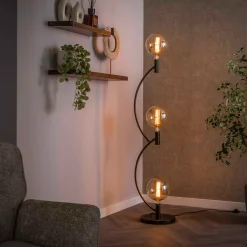 Vloerlamp bolvormige lichtbronnen - Santa Arcus