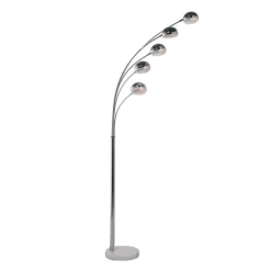 Vloerlamp chroom - Kare Design Five Fingers