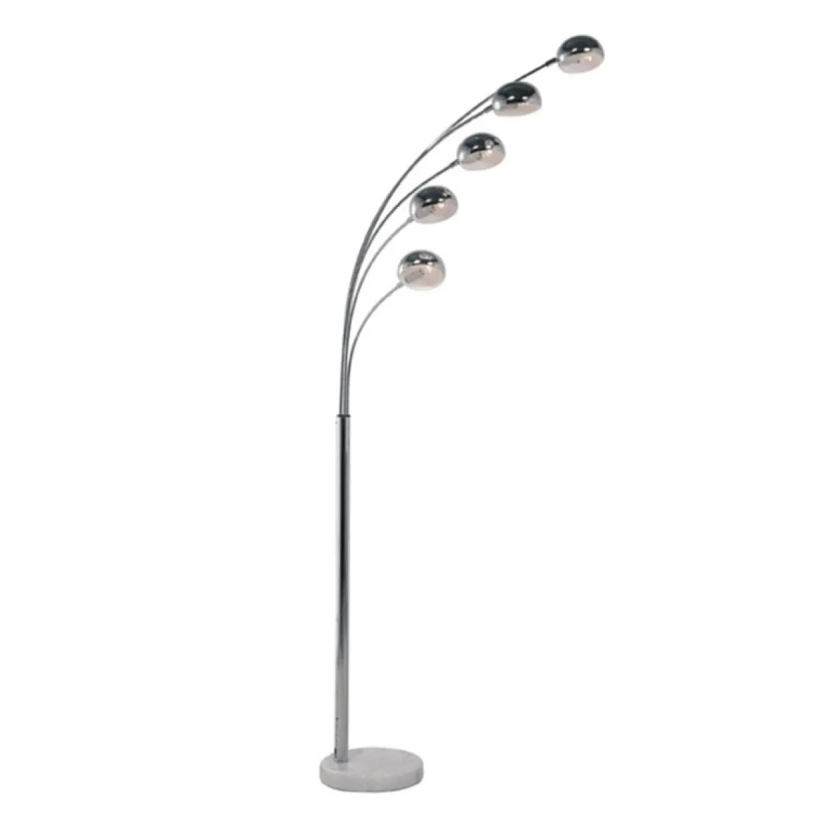 Vloerlamp chroom - Kare Design Five Fingers