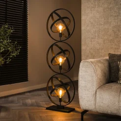 Vloerlamp metalen ringen - Santa Galaxy