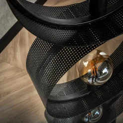 Vloerlamp rond metaal gaas - Santa Ring