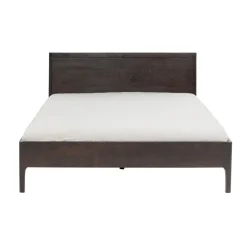 Walnoot bed massief mangohout - Kare Design Brooklyn Walnut
