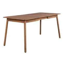 Walnoot eettafel uitschuifbaar - Zuiver Glimps Walnut