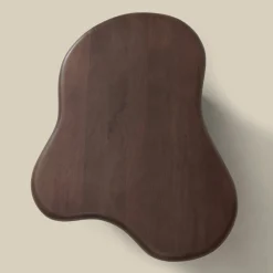 Walnoot salontafel organische vorm - Bodio Orion