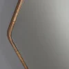Walnoot spiegel geometrisch - Dutchbone Bryn