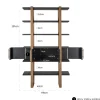 Wandkast hout en goud - Richmond Interiors Cambon