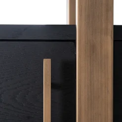 Wandkast hout en goud - Richmond Interiors Cambon