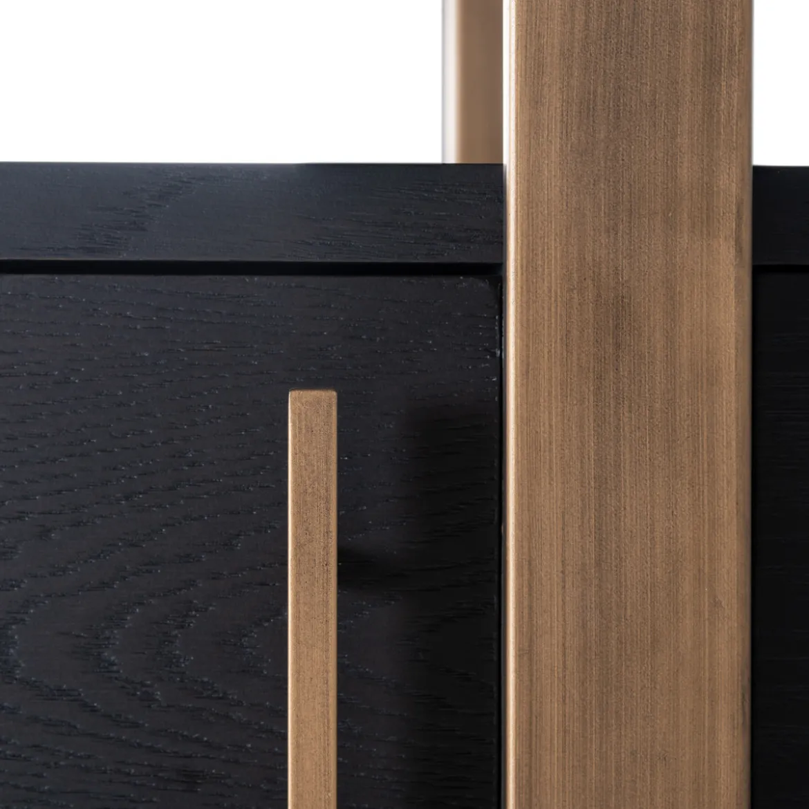 Wandkast hout en goud - Richmond Interiors Cambon