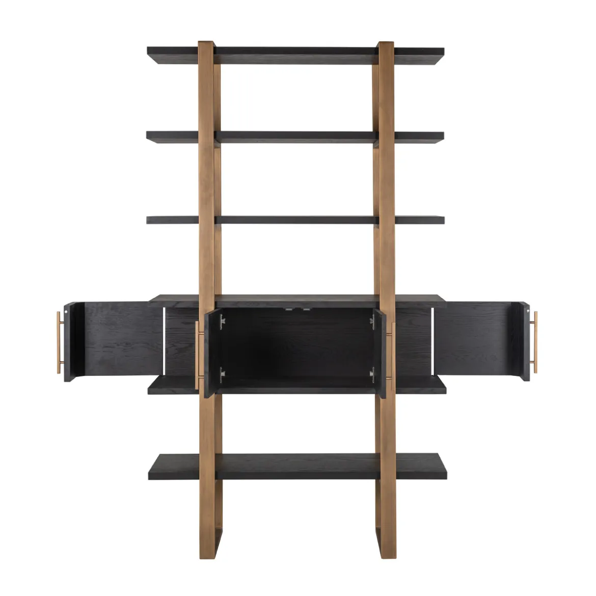 Wandkast hout en goud - Richmond Interiors Cambon