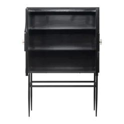 Wandkast zwart wit op hoge poten - Richmond Interiors Mendoza