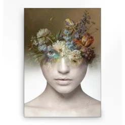 Wandkleed in frame - Urban Cotton Bloom