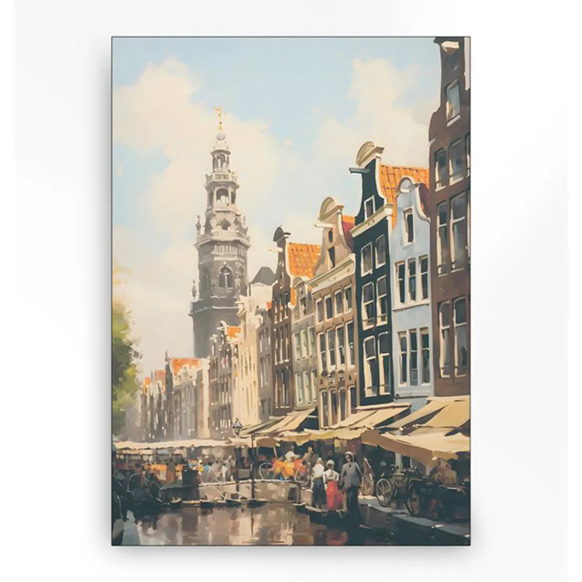 Wandkleed in frame - Urban Cotton Amsterdam