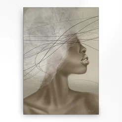 Wandkleed in frame - Urban Cotton Cloudy Thoughts