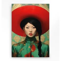 Wandkleed in frame - Urban Cotton Amy