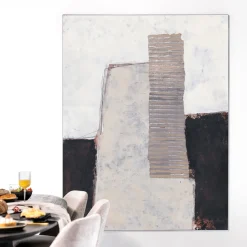 Wandkleed in frame - Urban Cotton Abstract 1