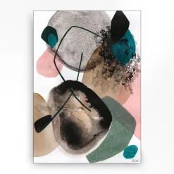 Wandkleed in frame - Urban Cotton Splash