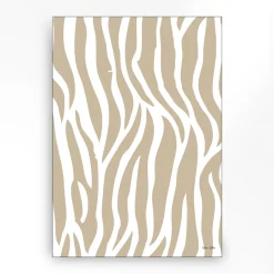 Wandkleed in frame - Urban Cotton Savanna Beige