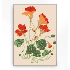 Wandkleed in frame - Urban Cotton La Cherry