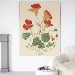 Wandkleed in frame - Urban Cotton La Cherry