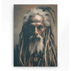 Wandkleed in frame - Urban Cotton Wise Man