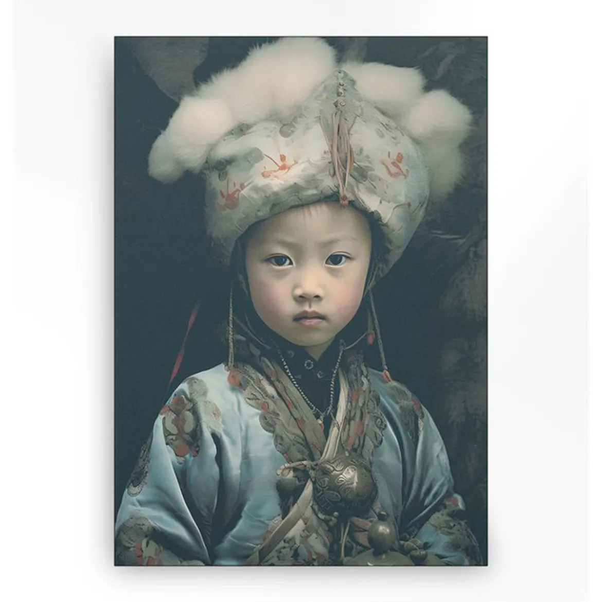 Wandkleed in frame - Urban Cotton Traditional Child 2