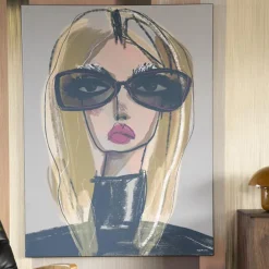 Wandkleed in frame - Urban Cotton She Knows