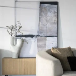 Wandkleed in frame - Urban Cotton Abstract 5